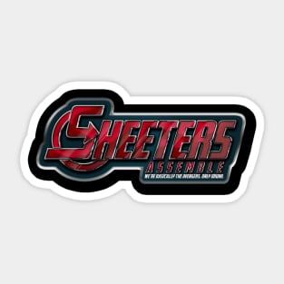 Sheeters Assemble Sticker